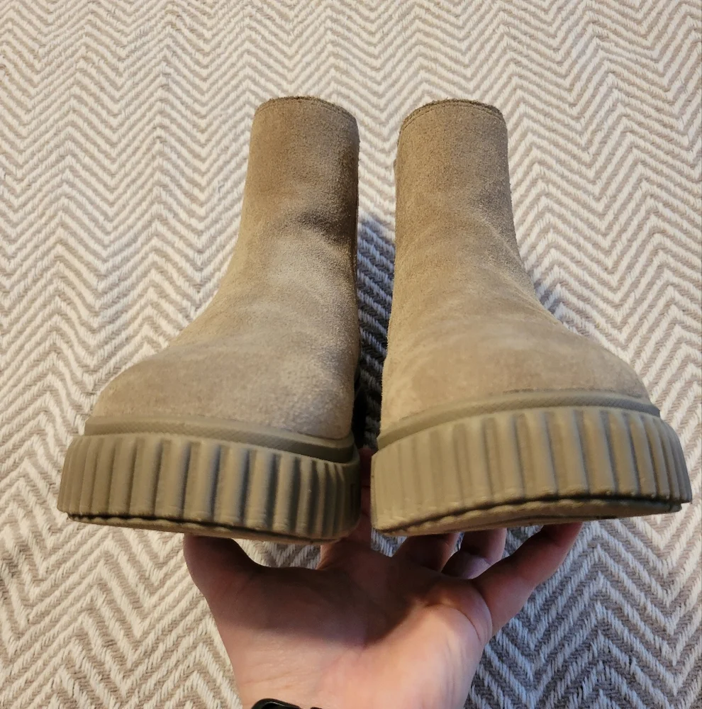Womens Timerland Greyfield Chelsea Boot Ortholite Tan Brown Nubuck Size 10 - Picture 6 of 10